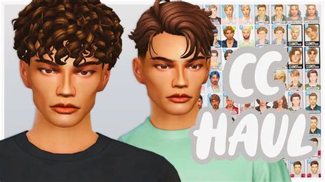 Items Male Hair Cc Haul The Sims Maxis Match Hairstyles