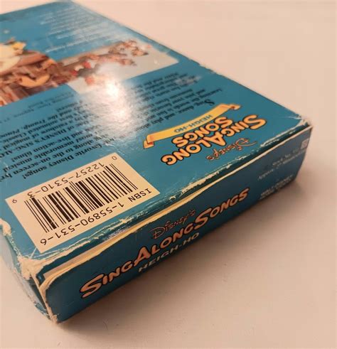 Disney Sing Along Songs Vol 1 Snow White Heigh Ho Vhs Video Tape Rare