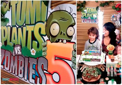 Plant Vs Zombies Birthday Party Ideas Photo 1 Of 16 Catch My Party