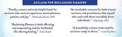 Reclaiming Pleasure A Sex Positive Guide For Moving Past Sexual Trauma And Living A Passionate