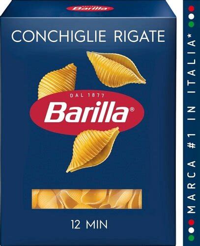 Макароны Barilla Conchiglie Rigate 450г — купить в интернет-магазине на ...