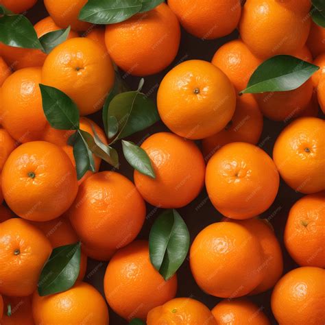 Premium Photo Realistic Tangerine On A Plain Background Digital Art