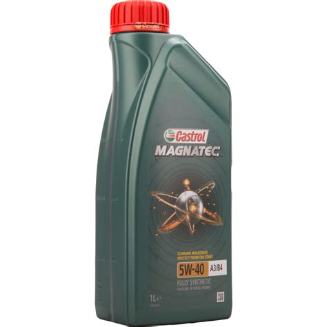 Моторное масло Castrol Magnatec 5W 40 A3 B4 1L синтетическое купить в