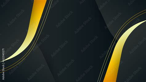 black gold professional business card template design Stock Vector ...