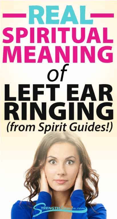 The Real Spiritual Meaning Of Ringing In Left Ear From Spirit Guides