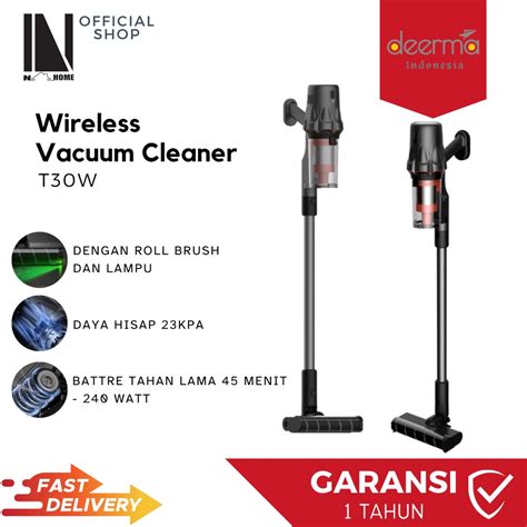 Jual DEERMA Vacuum Cleaner Wireless T30W Penyedot Debu 23Kpa Tanpa