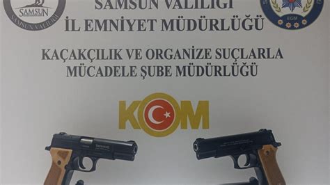 Samsun Da Silah Ka Ak L Operasyonunda Zanl Yakaland H Rs Z