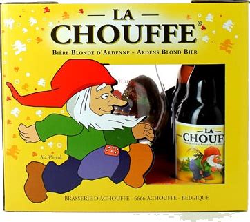 Coffret cadeau bière Chouffe Brasserie d Achouffe coffret verre