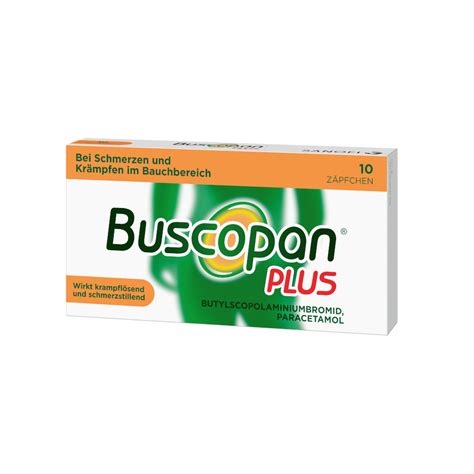 Buscopan Plus Z Pfchen Bei Bauchschmerzen Suppositorien St Ck