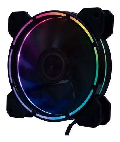 Cooler Fan 120mm Oex F40 12 Leds Coloridos 120x120x25 Preto