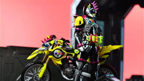 S H Figuarts Kamen Rider Lazer Turbo Bike Gamer Level 0 Review YouTube