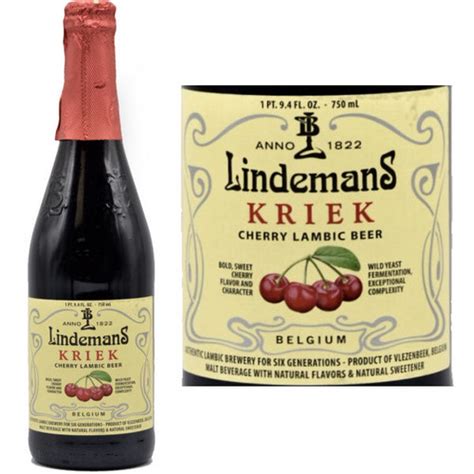 Lindemans Kriek Lambic (Belgium) 12oz