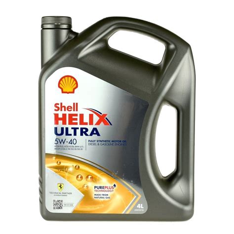 Shell Helix Ultra 5w40, 4L - Lubricantes-Online.com