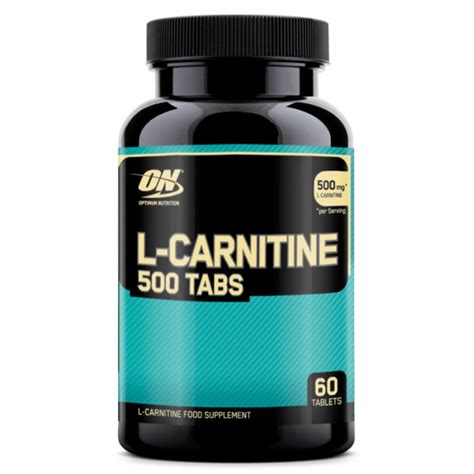 Optimum Nutrition - L-Carnitine Tabs - Transform fat to muscle energy ...