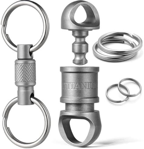 Amazon Fegve Titanium Quick Release Swivel Keychain Quick Release