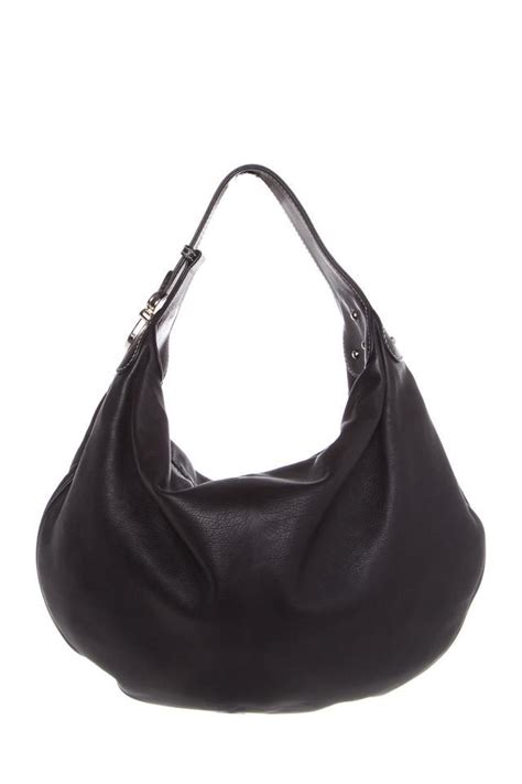 Marc Jacobs Black Leather Hobo Bag Listed By Christina Sayare In