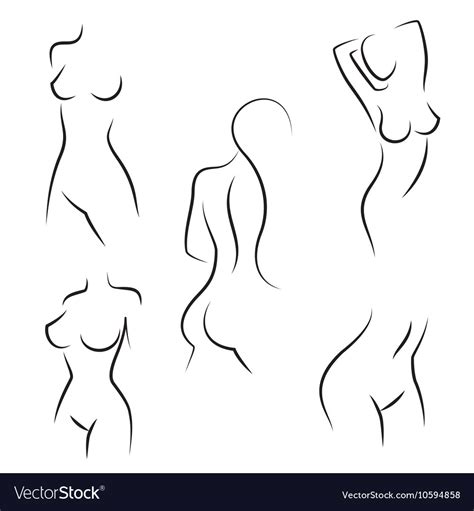 Naked Woman Silhouette By Vectortatu Thehungryjpeg Hot Sex Picture