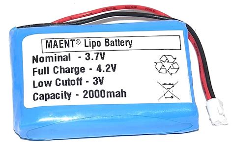 Maent Premium Protected Lithium Polymer Rechargeable Lipo Replacement