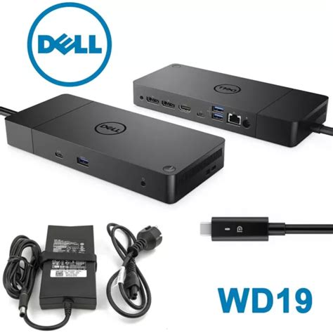 STATION DACCUEIL DELL Dock WD19 Avec Adaptateur De 130 W USB C EUR 129