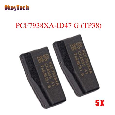 Okeytech 5pcs Lot Original Id47 Chip Pcf7938xa Id47 G Pcf7938