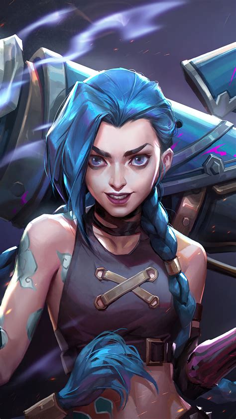 Jinx Arcane Series Tv Series Arcane Lol League Of Legends Video Game Hd Phone Wallpaper