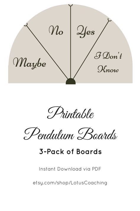 Printable Pendulum Board Template Printable Word Searches