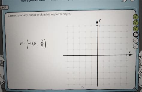 Figury Geometryczne Uk Ad Wsp Rz Dnych Zaznacz Podany Punkt W