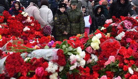 Russia Observes National Day Of Mourning Following Concert Hall