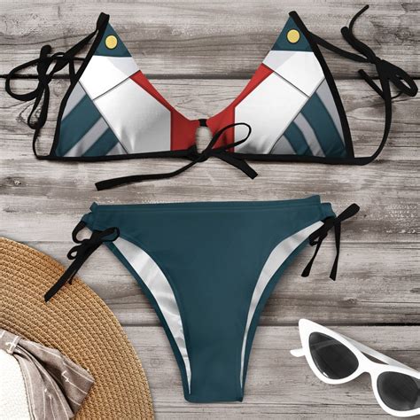 My Hero Academia Swimwear Summer Bikini Set Animation Women S Swimwear