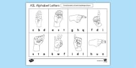 ASL Find the Handshape Alphabet Activity Pack (Teacher-Made)