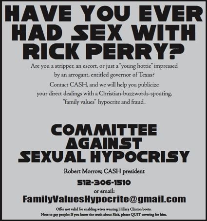 Have You Ever Had Sex With Rick Perry Salon