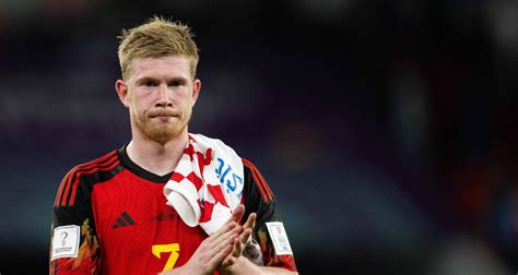 Belgique le constat fataliste de De Bruyne sur l échec de la Coupe du