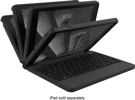 Best Buy ZAGG Rugged Book Keyboard Folio Case For Apple IPad 5th Gen