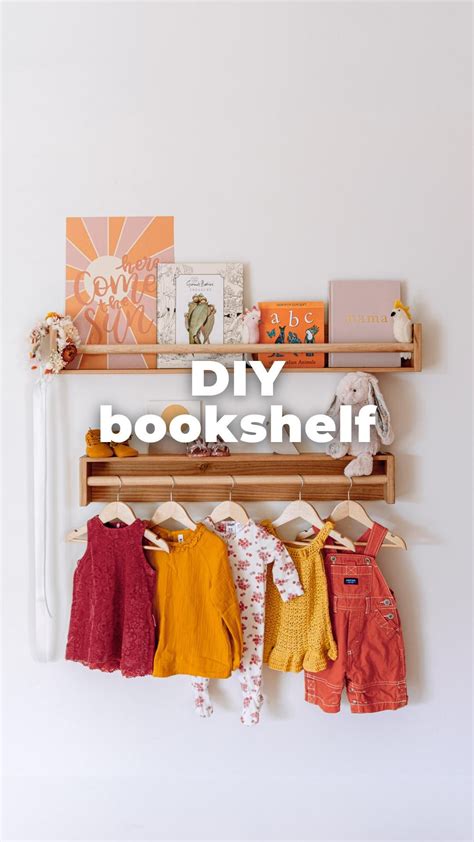 How to make diy timber hanging bookshelves – Artofit