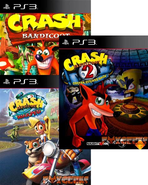 Crash Bandicoot Trilogy Cl Ssico Psone Ps Fox Geeks