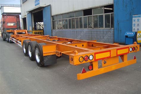 Tri Axle Container Trailer Chassis