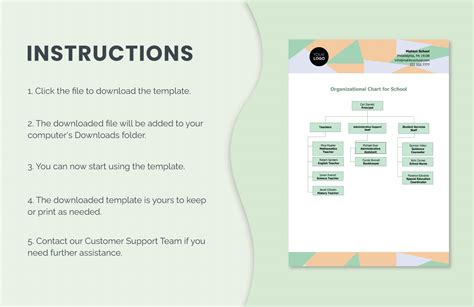 Organizational Chart for School Template in Word - Download | Template.net