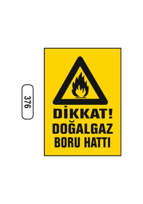 Dikkat Doğalgaz Boru Hattı Uyarı Ikaz Levhası Standart Fiyatları ve