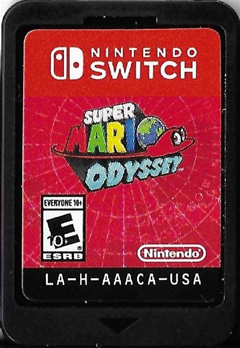 Super Mario Odyssey Cover Or Packaging Material MobyGames