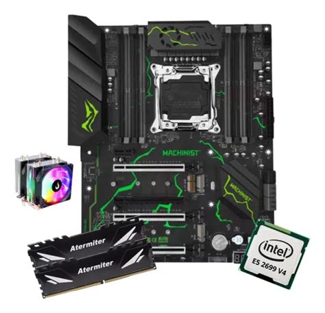 Kit Gamer Placa Mãe X99 Mr9s Green Xeon E5 2699 V4 32gb Parcelamento