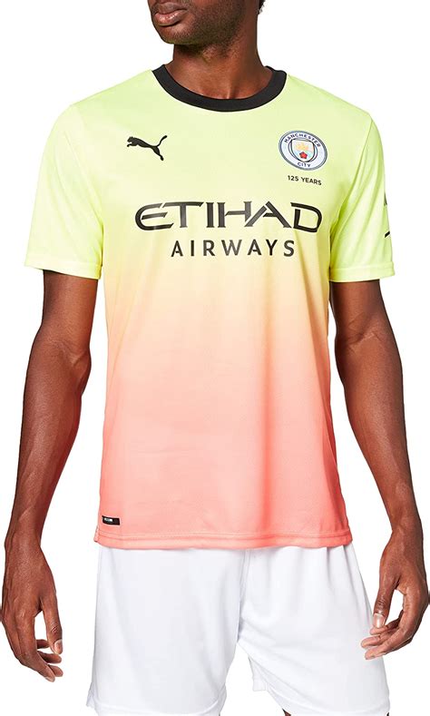 PUMA MCFC FC Third Shirt Replica SS With Sponsor Logo Maillot Hombre