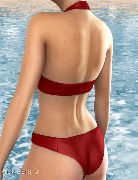 Cross Halter Bikini For Genesis 2 Female S Daz 3D