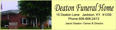 Obituaries | Deaton Funeral Home