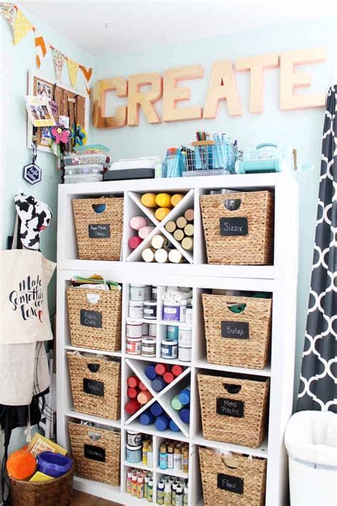 25 Genius Diy Craft Room Organization Ideas