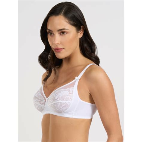 Reggiseno Senza Ferretto Spiman Alida Microfibra E Pizzo Intimorosa