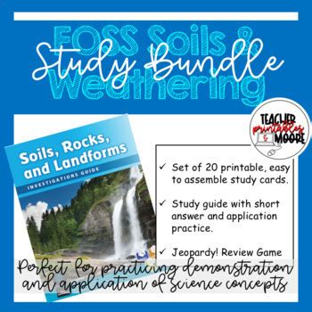 FOSS Soils Rocks And Landforms Soils Weathering Study Bundle