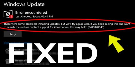 How To Fix There Were Some Problems Installing Updates When Trying