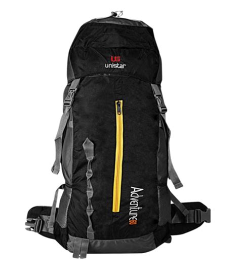 Skybags Polyester Unistar Black Rucksack Bag Number Of Compartments