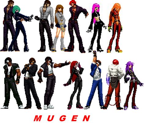 Mugen Kof Characters by OrochiDarkKyo on DeviantArt