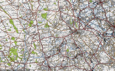 Historic Ordnance Survey Map Of Pensnett 1946